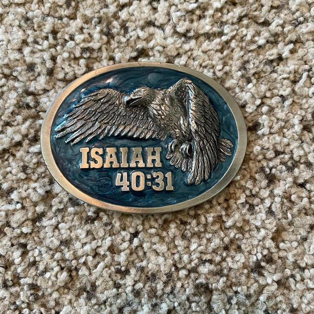 Belt buckle Isaiah 40:31